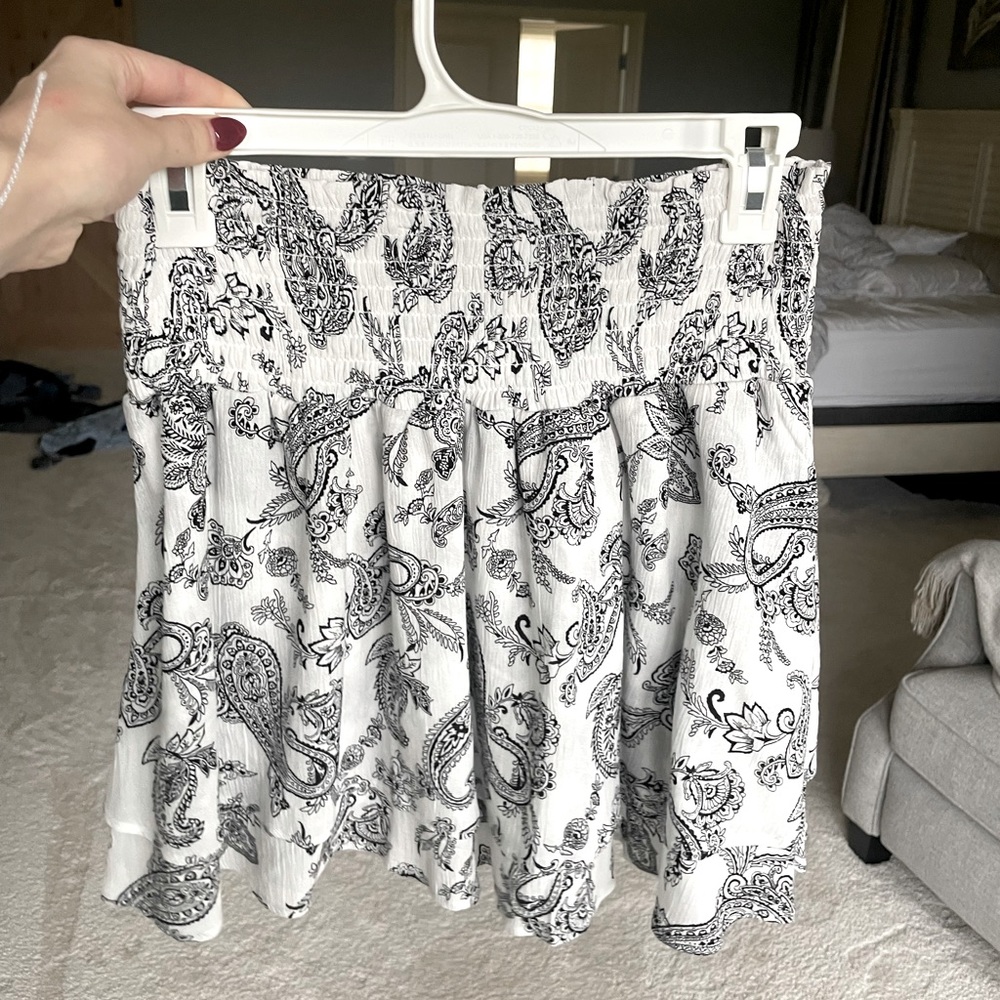 Nick Paisley Mini Skirt (Francesca’s)